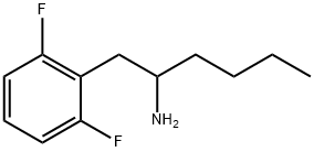 1-(2,6-DIFLUOROPHENYL)HEXAN-2-AMINE Structure