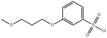 3-(3-甲氧基丙氧基)苯磺酰氯, 1521992-49-3, 结构式