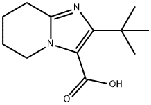 Imidazo[1,2-a]pyridine-3-carboxylic acid, 2-(1,1-dimethylethyl)-5,6,7,8-tetrahydro- Struktur