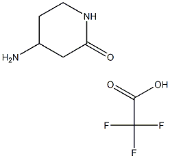 4-aminopiperidin-2-one trifluoroacetate Struktur