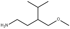 4-METHOXY-3-(PROPAN-2-YL)BUTAN-1-AMINE 化学構造式