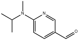 6-[methyl(propan-2-yl)amino]pyridine-3-carbaldehyde Structure
