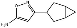 3-{bicyclo[3.1.0]hexan-3-yl}-1,2-oxazol-5-amine Struktur