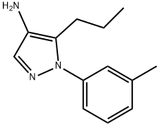 5-丙基-1-(间甲苯基)-1H-吡唑-4-胺, 1531341-24-8, 结构式
