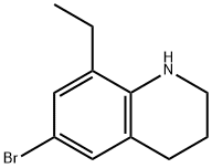 6-bromo-8-ethyl-1,2,3,4-tetrahydroquinoline Structure