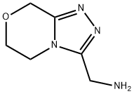 5H,6H,8H-[1,2,4]triazolo[3,4-c][1,4]oxazin-3-ylmethanamine Struktur