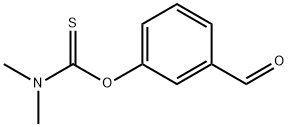 1-(3-formylphenoxy)-N,N-dimethylmethanethioamide Struktur