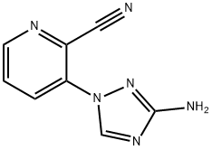 3-(3-amino-1H-1,2,4-triazol-1-yl)pyridine-2-carbonitrile Struktur