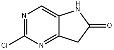 2-Chloro-5,7-dihydro-pyrrolo[3,2-d]pyrimidin-6-one Struktur