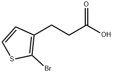 3-(2-bromothiophen-3-yl)propanoic acid, 1540152-03-1, 结构式