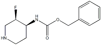 benzyl ((3R,4S)-3-fluoropiperidin-4-yl)carbamate|N-[(3R,4S)-3-氟哌啶-4-基]氨基甲酸苄酯