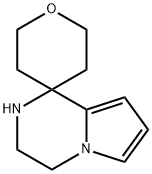 3',4'-dihydro-2'H-spiro[oxane-4,1'-pyrrolo[1,2-a]pyrazine],1542441-75-7,结构式