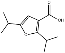 2,5-二异丙基呋喃-3-羧酸, 1542964-03-3, 结构式