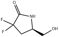 (R)-3,3-二氟-5-(羟甲基)吡咯烷-2-酮,1544279-19-7,结构式