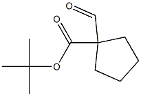 tert-butyl 1-formylcyclopentane-1-carboxylate Structure