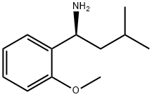 (1S)-1-(2-methoxyphenyl)-3-methylbutan-1-amine Struktur