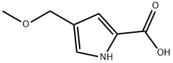 4-(甲氧基甲基)-1H-吡咯-2-羧酸, 1550887-26-7, 结构式