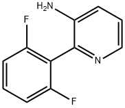 2-(2,6-Difluorophenyl)pyridin-3-amine 化学構造式