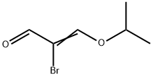 2-溴-3-异丙氧基丙烯醛,155272-73-4,结构式