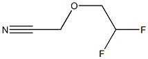2-(2,2-difluoroethoxy)acetonitrile Structure