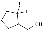 (2,2-difluorocyclopentyl)methanol 结构式