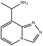 alpha-Methyl-[1,2,4]triazolo[4,3-a]pyridine-8-methanamine Struktur