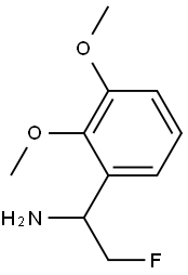 1-(2,3-DIMETHOXYPHENYL)-2-FLUOROETHAN-1-AMINE Structure