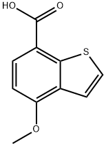 4-methoxy-1-benzothiophene-7-carboxylic acid Structure