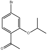 1-[4-Bromo-2-(propan-2-yloxy)phenyl]ethan-1-one Structure