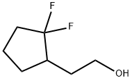 2-(2,2-difluorocyclopentyl)ethan-1-ol,1557630-20-2,结构式