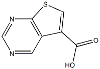 THIENO [2,3-D]嘧啶-5-羧酸 结构式