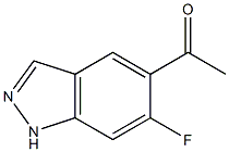 1-(6-fluoro-1H-indazol-5-yl)ethan-1-one Struktur