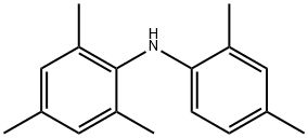 Benzenamine, N-(2,4-dimethylphenyl)-2,4,6-trimethyl- Struktur