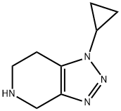 1-环丙基-4,5,6,7-四氢-1H-[1,2,3]三唑并[4,5-C]吡啶 结构式