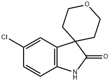 5-Chloro-1H-spiro[indole-3,4'-oxane]-2-one Structure