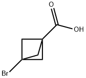 3-bromobicyclo[1.1.1]pentane-1-carboxylic acid 结构式