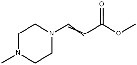 methyl 3-(4-methylpiperazin-1-yl)prop-2-enoate Structure
