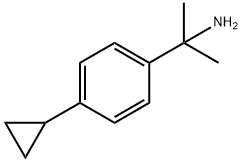 2-(4-CYCLOPROPYLPHENYL)PROPAN-2-AMINE Struktur