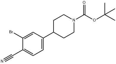 1563529-26-9 5-(N-Boc-Piperidin-4-yl)-2-cyano-1-bromobenzene