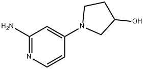 1-(2-AMINOPYRIDIN-4-YL)PYRROLIDIN-3-OL Structure