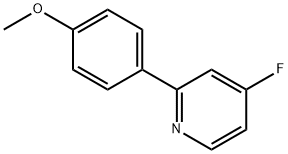 4-Fluoro-2-(4-methoxyphenyl)pyridine Struktur