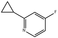 4-Fluoro-2-(cyclopropyl)pyridine Structure