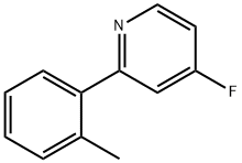 4-Fluoro-2-(2-tolyl)pyridine Structure