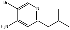 4-Amino-3-bromo-6-(iso-butyl)pyridine Struktur