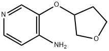 4-Amino-3-(tetrahydrofuran-3-yloxy)pyridine Structure