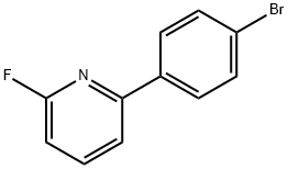 2-Fluoro-6-(4-bromophenyl)pyridine Structure