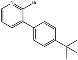 2-BROMO-3-(4-TERT-BUTYLPHENYL)PYRIDINE Struktur