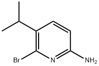 2-Amino-5-(iso-propyl)-6-bromopyridine Structure
