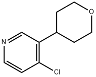 4-CHLORO-3-(OXAN-4-YL)PYRIDINE,1563533-30-1,结构式