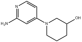 1-(2-AMINOPYRIDIN-4-YL)PIPERIDIN-3-OL Struktur